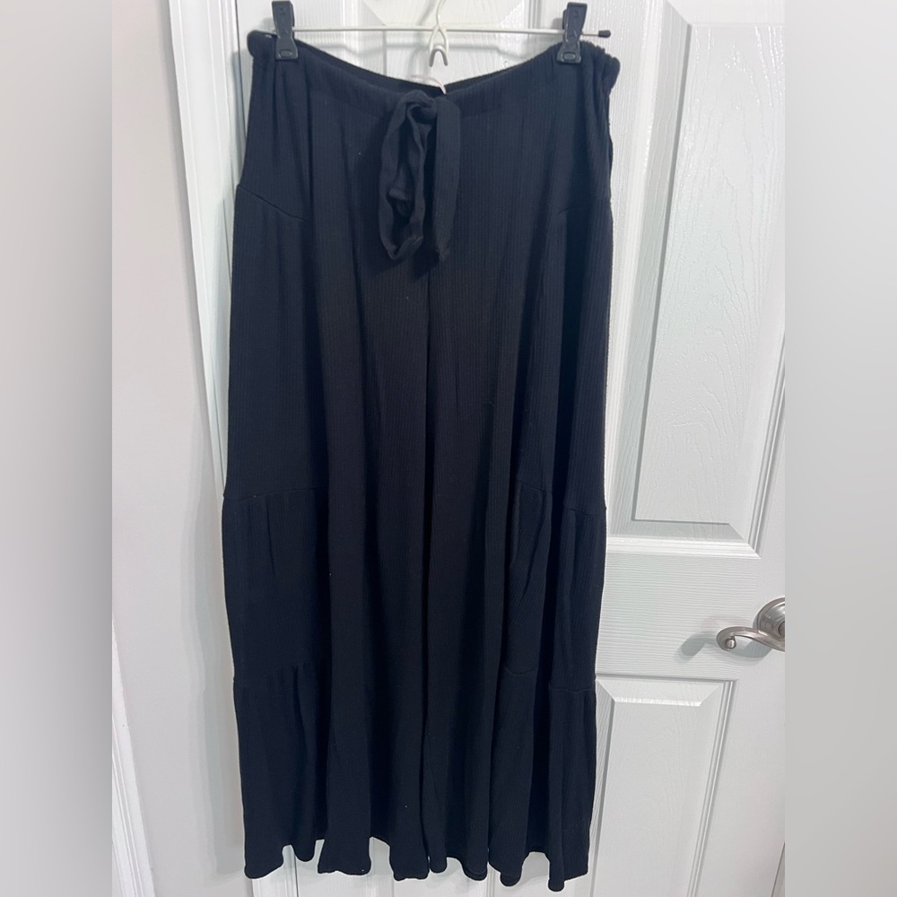 Free People Black Porter Two-Piece Set, Size M - Picture 8 of 13